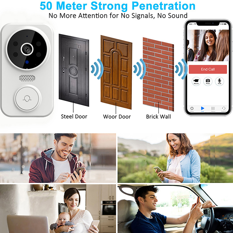 WiFi Smart Video Doorbell Came - Smart Doorbell Wired ulasan dan harga