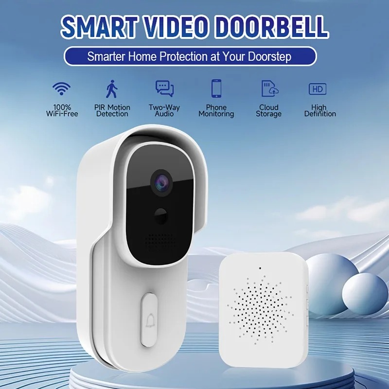 Wide View Tuya Smart Life APP  - Smart Doorbell Wired ulasan dan harga