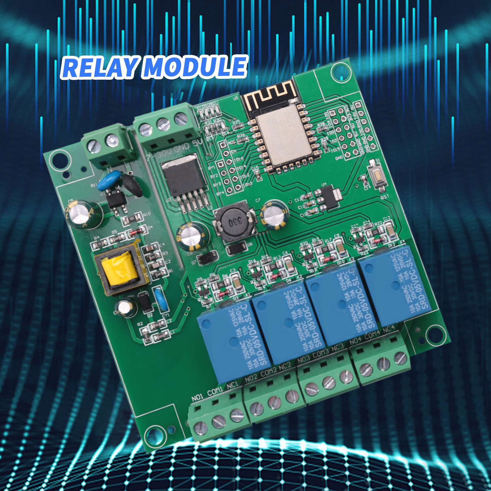 SCLS ESP8266 Wireless WIFI 4 C - Relay 8 Channel Board ulasan dan harga