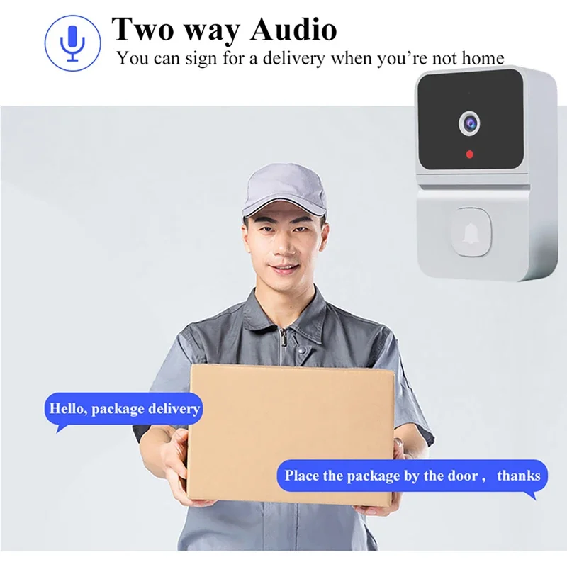 Wireless Smart Visual Doorbell - Smart Doorbell Wired ulasan dan harga