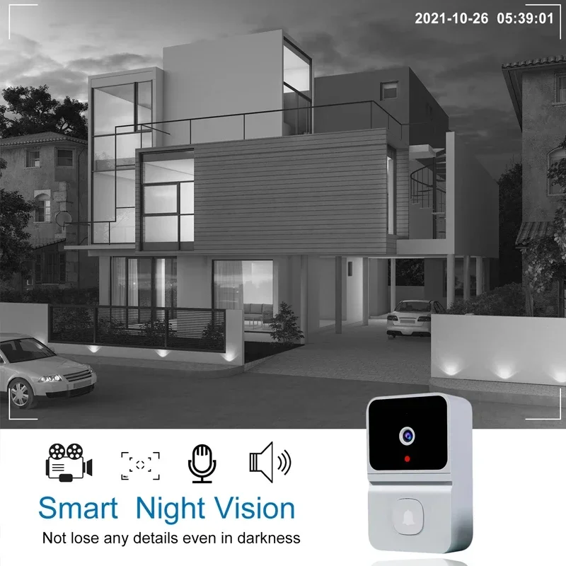 Wireless Smart Visual Doorbell - Smart Doorbell Wired ulasan dan harga